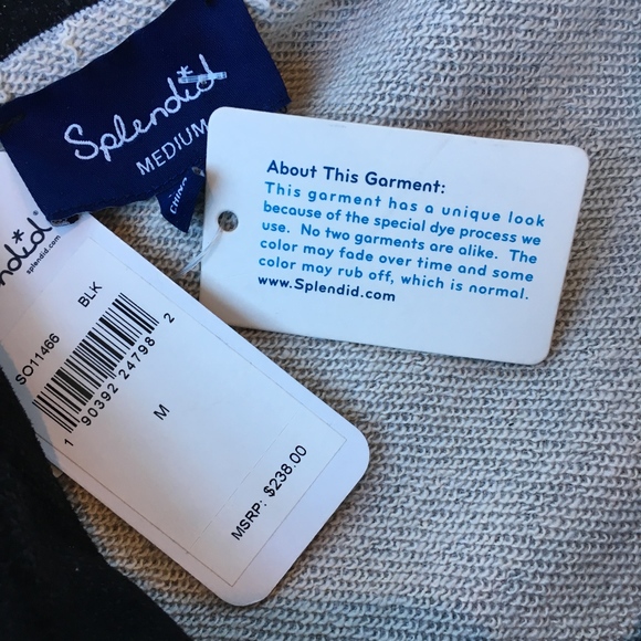 Splendid Bonded French Terry Biker Jacket ~ Medium - Picture 7 of 8